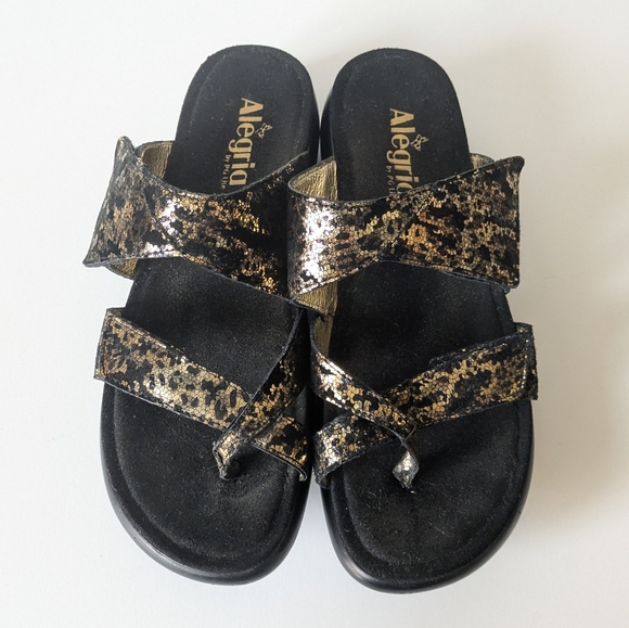 Alegria Beatrix Glammo Toe Loop Sandals - Picture 2 of 9